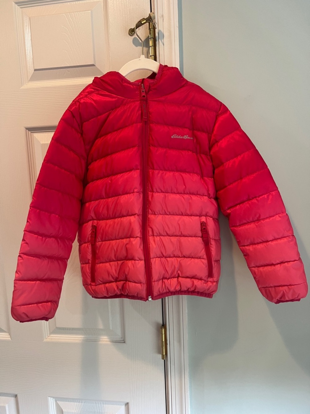 Eddie Bauer Kids Bright Red Quilted Puffer Jacket